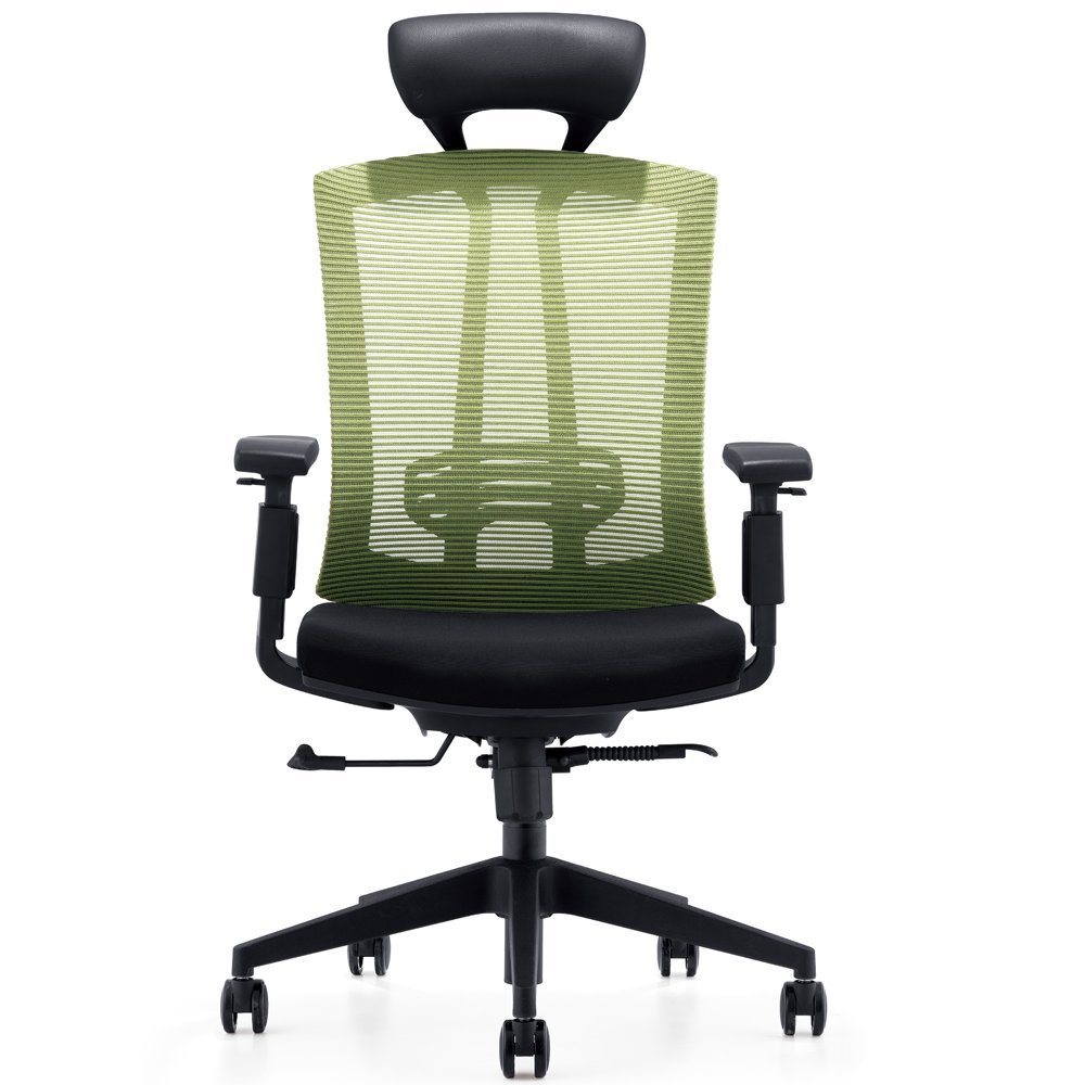 Adjustable Office Mesh Chair with Headrest Executive with Coat Hanger (HY-163A-G)