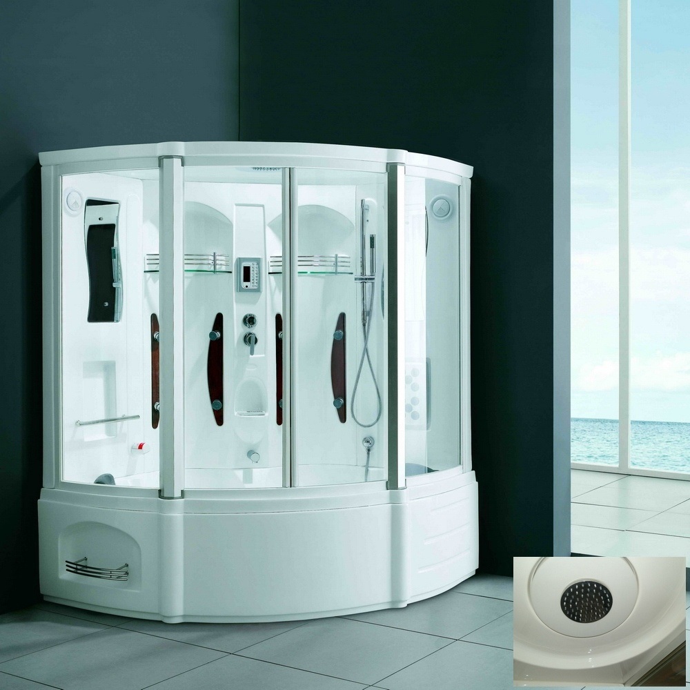 Enclosed Fiberglass Steam Shower Room Cabinet (M-8215)