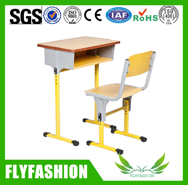 Cheap Classroom Furniture Single Desk and Chair (SF-01S)