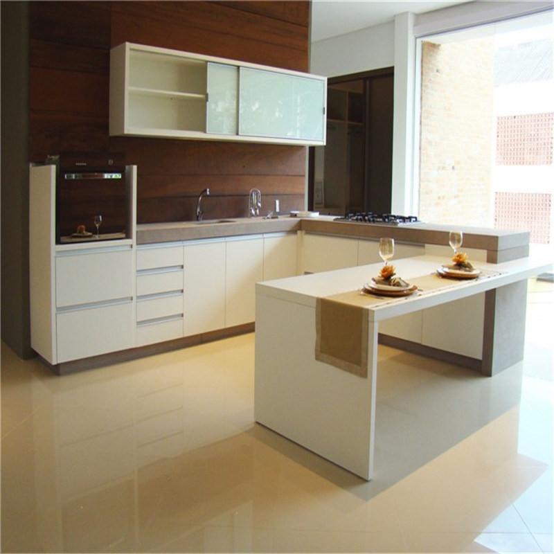 Prima Modern Design Melamine Lacquer MDF Wood Kitchen Cabinets