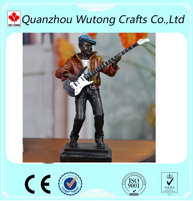 Home Decoration Handmade Music Character Resin Figurines