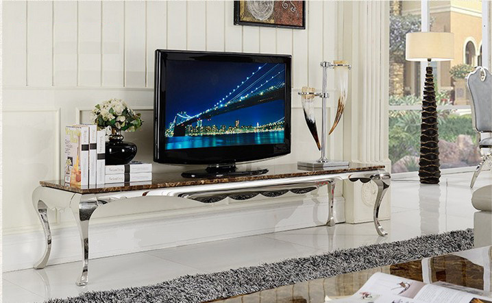 2017 Cheapest Modern Design TV Stand with Marble Top