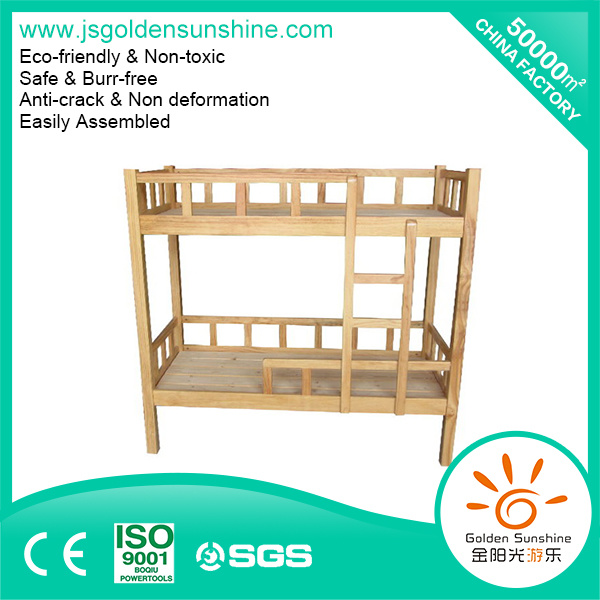 Children's Pine Wood Space Saving Bunk Bed with Ladder with CE/ISO Certificate