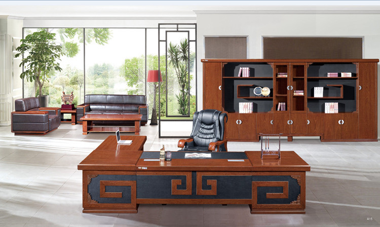 Luxury Wooden Executive Boss Office Table Foha-88423