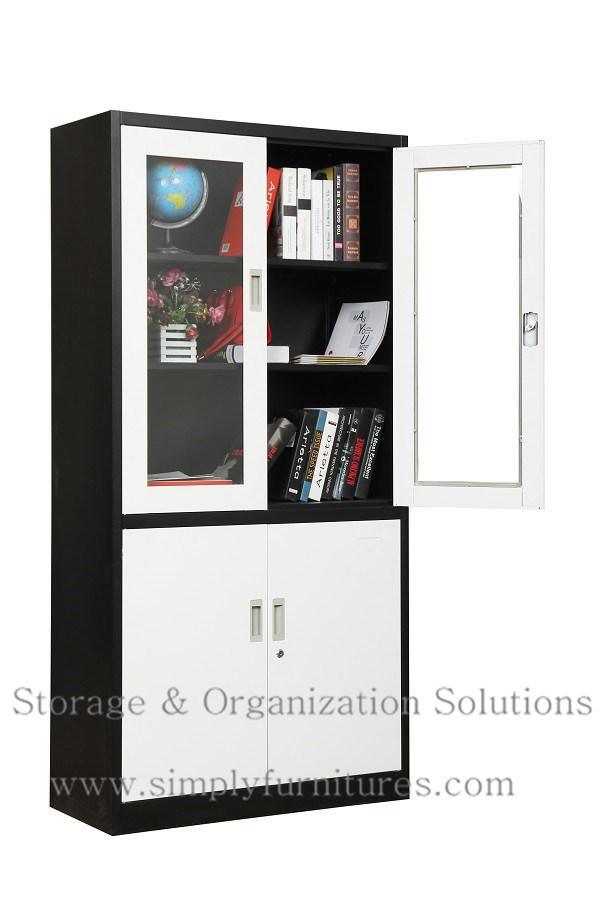 Double Swing Glass Door Storage Cabinet (SPL-DSG01)