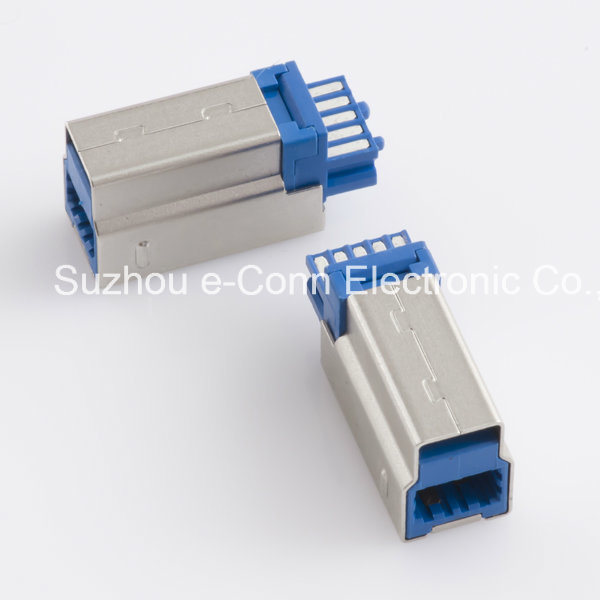 USB Type B Male Connector Usbx-B9mx-Xxs0-10