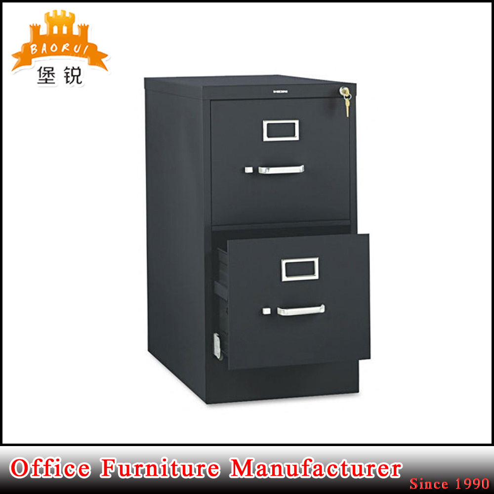 Anti-Tilt Metal Vertical Two Drawers File Cabinet