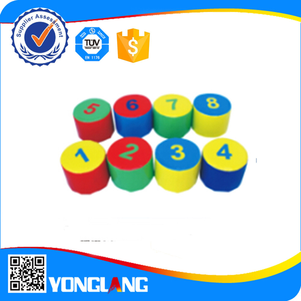 2015 Indoor Hot Sales Novelty Design Digital Stool Soft Playground (YL61070)