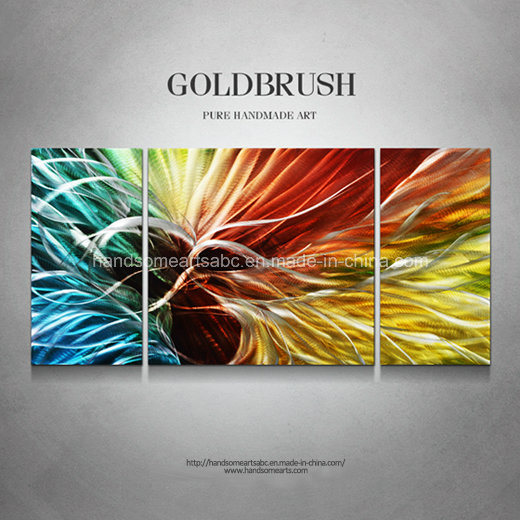 Rainbow Light Abstract Metal Wall Art for Decoration