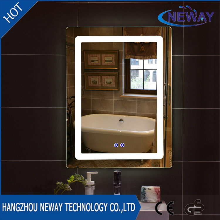 Modern Home Hotel Lighted Vanity LED Smart Bathroom Mirror