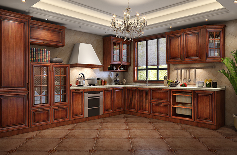 European Style MDF Kitchen Cabinet Furniture with PVC Door (zc-059)