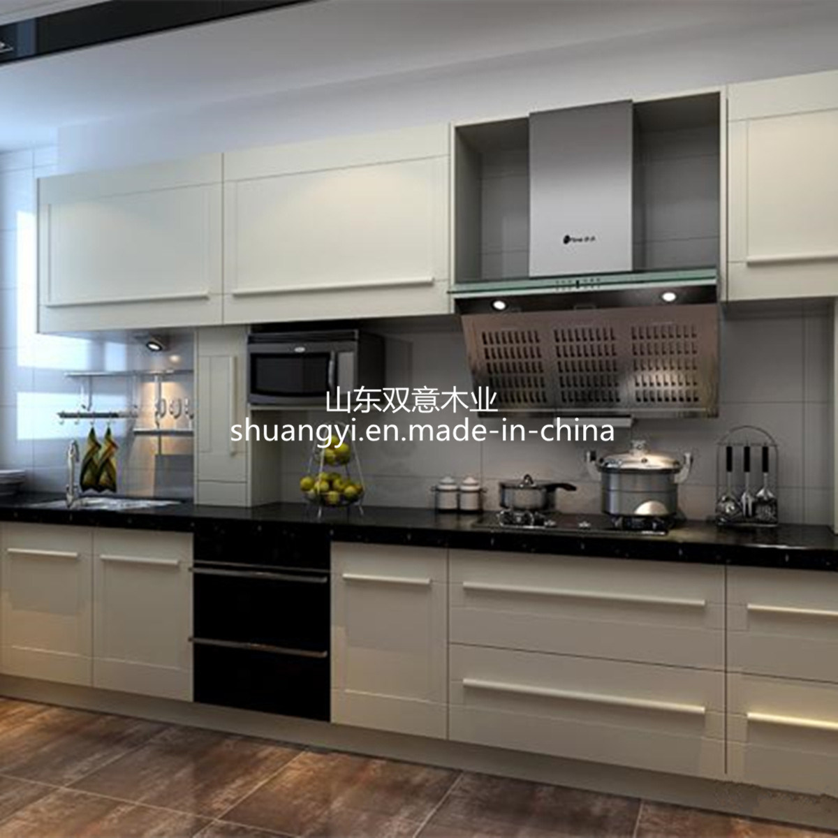 Modern Metal Frame Home Kitchen Cabinets