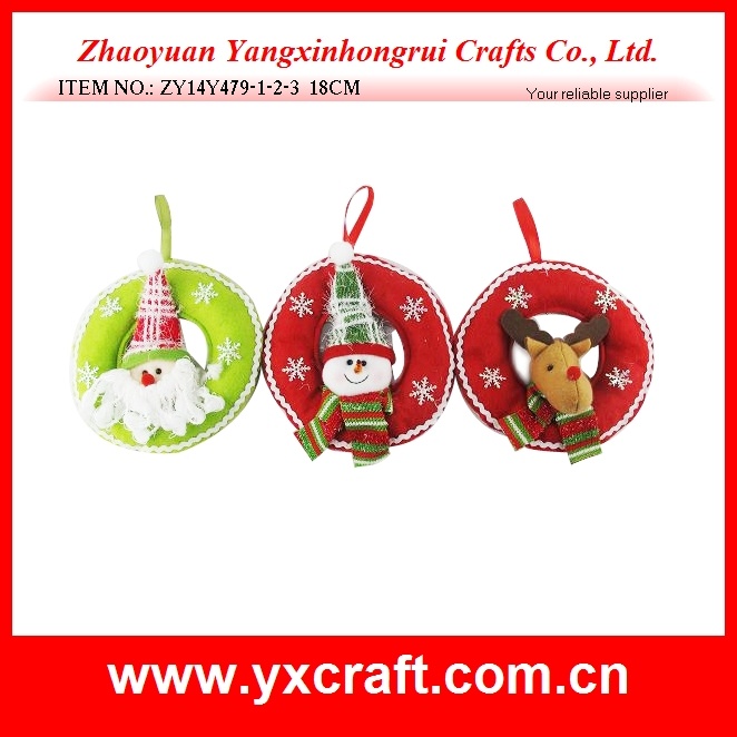 Christmas Decoration (ZY14Y479-1-2-3 18CM) Christmas Garland Decoration