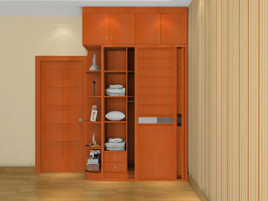 Indian Style Wardrobe with Sliding Doors