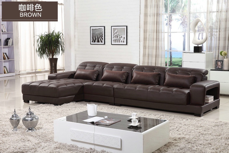 Russia Modern Home Decorators Genuine Leather Sofa