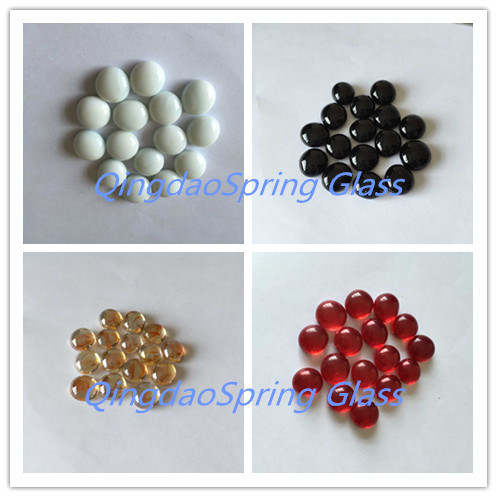 Wholesale Colourful Garden Decorative Glass Pebbles