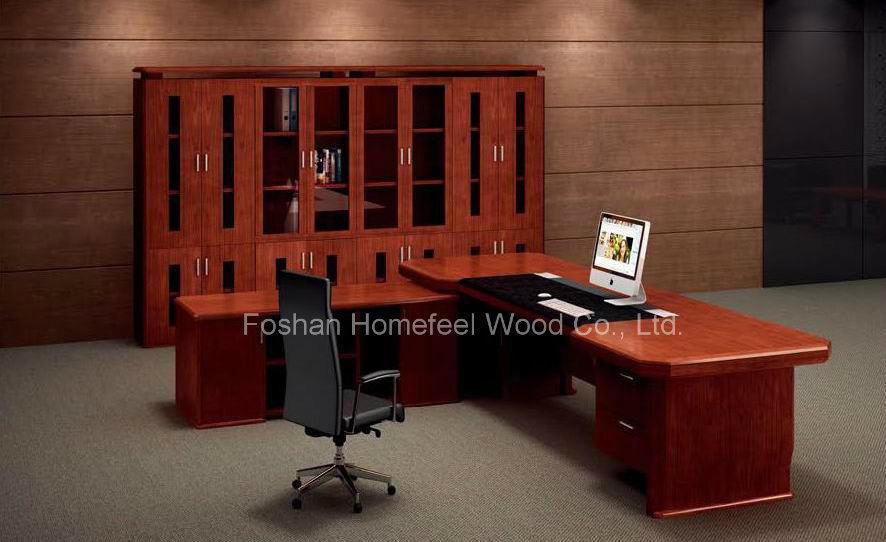 High Quality Office Desk Manufacture Wooden Executive Boss Table (HF-LTA003)