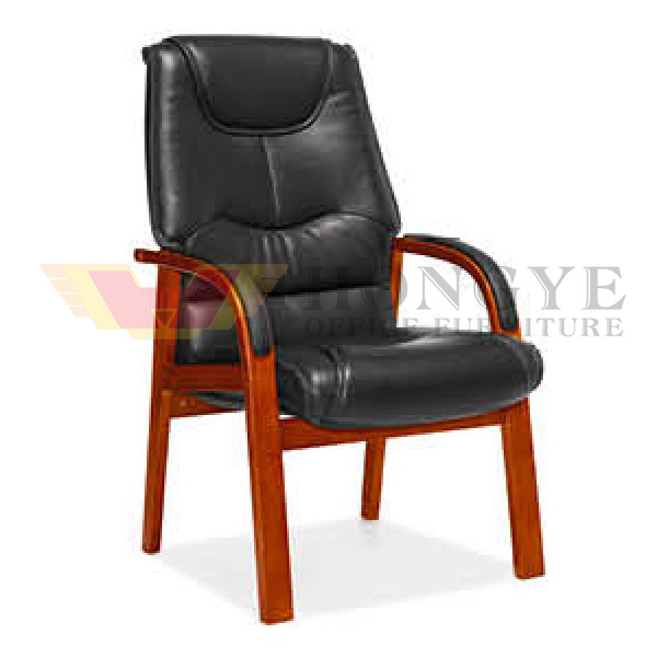 Wooden Office Leather Writing Chair (HY-NNH-D10)