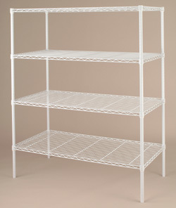 4-Layer Stainless Steel Wire Shelving