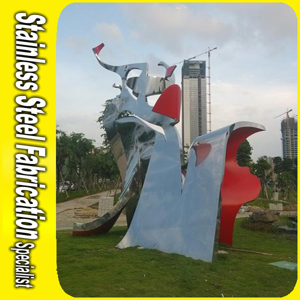 Custom Design Stainless Steel Modern Art Sculpture