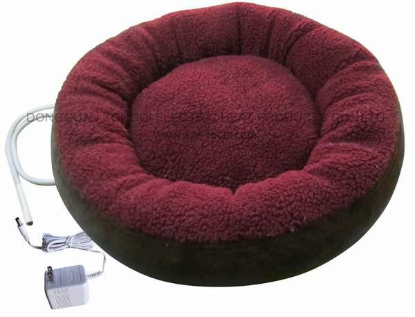 Sheep Skin Fabric Pet Electric Heated Bed with CE Certificate