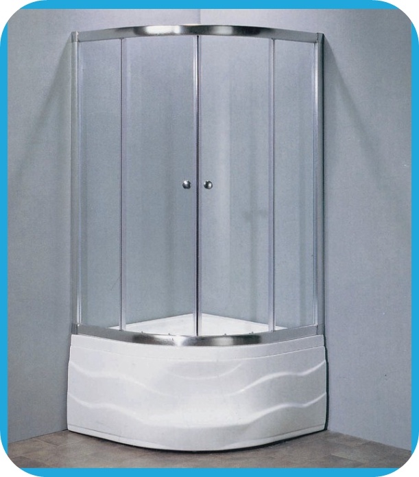 Sector Shape and Tempering Glass Shower Room Shower Enclosure (A-881)