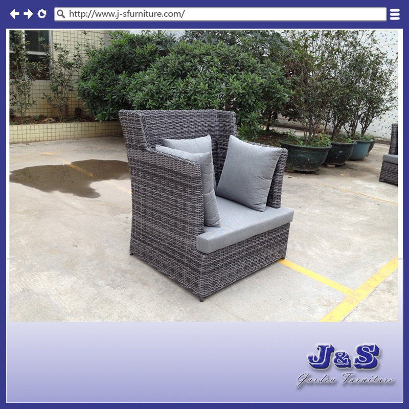 Outdoor Garden Furniture, High Backrest Rattan Classic Sofa Set (J078)