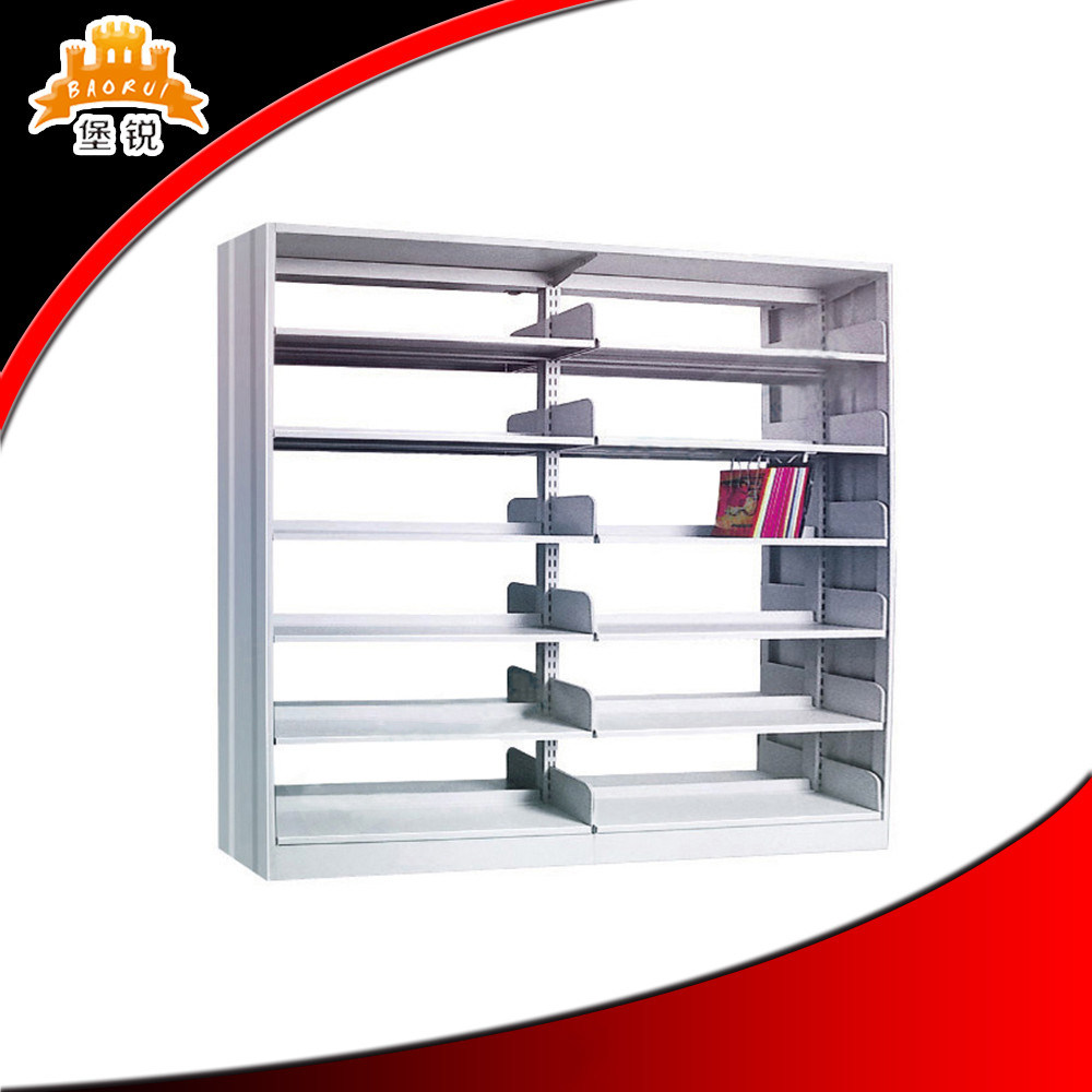 Adjustable Double Rack Column Library Bookshelf