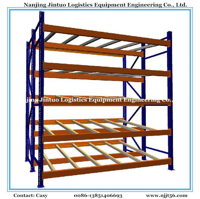 Gravity Flow Through Racking for Warehouse Storage