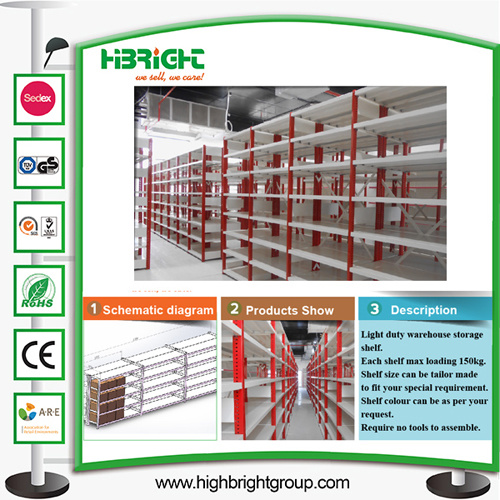 Light Duty Warehouse Storage Shelving