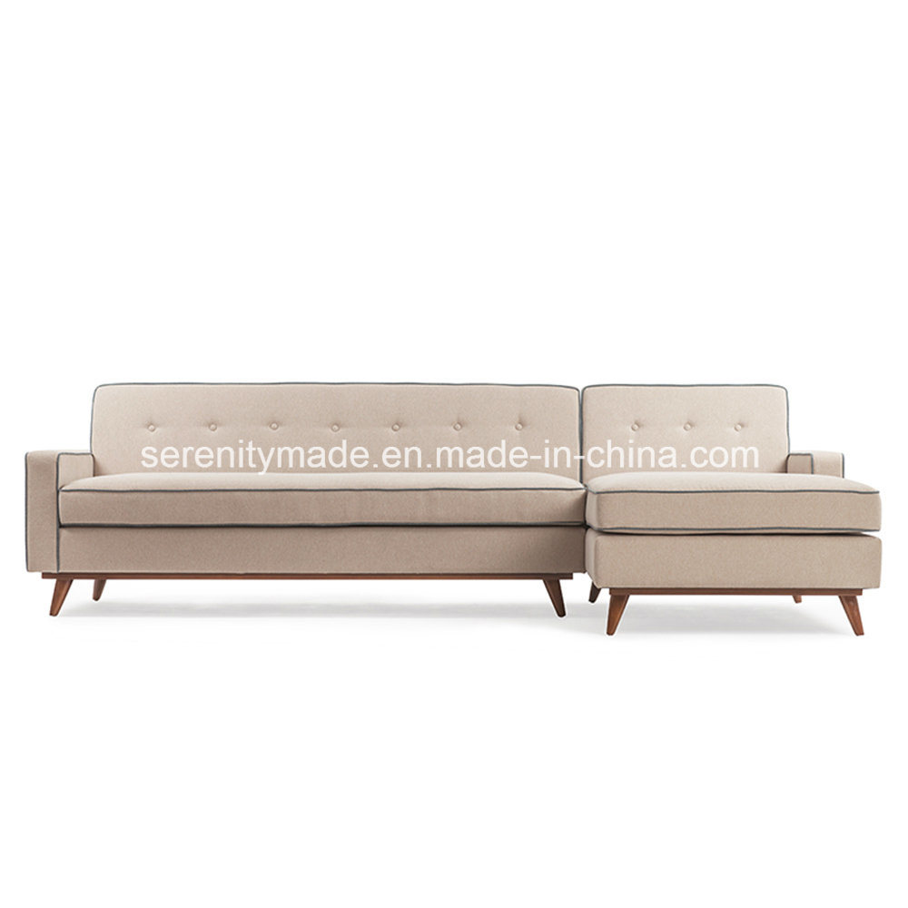 Americian Style Modern Couch Living Room Fabric Tufted Sofa Set