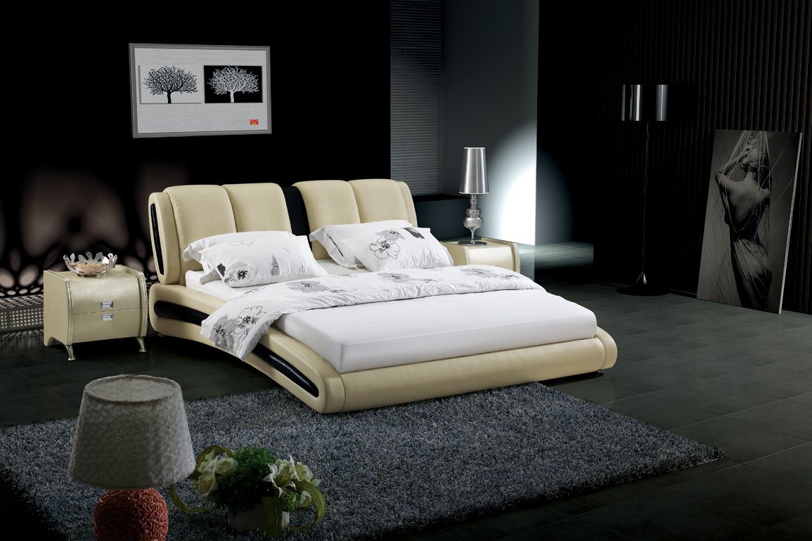 Modern Bed Leather Soft Bed (SBT-26)