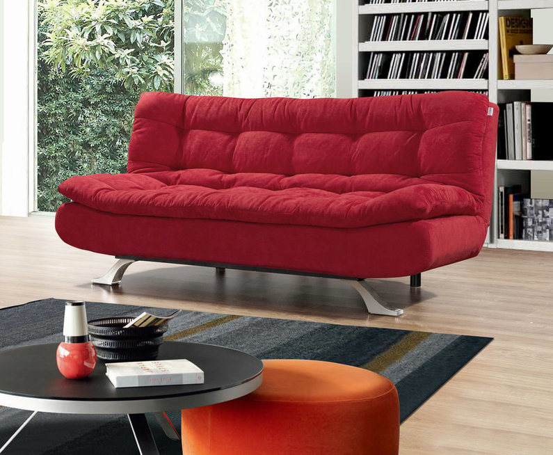 Modern Fabric Folding Sleeping Sofa Cum Bed