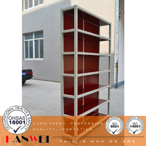 Metal Bookcase Steel Frame Furniture Wooden Furniture