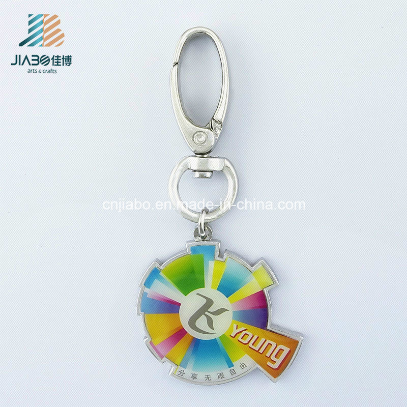 Custom Wedding Decoration Gift Zinc Alloy Paint Metal Keychain Manufacturer