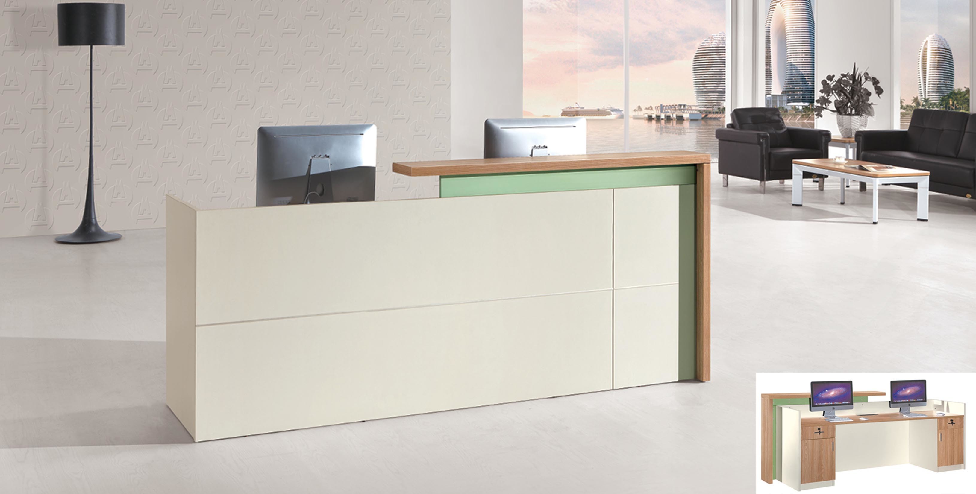 Modern Office Commerical Front Secretary Reception Desk