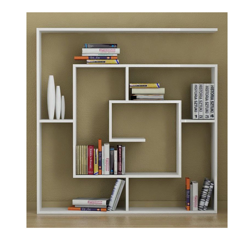 Wooden Decorative Wall Mounted Bookshelf Designs