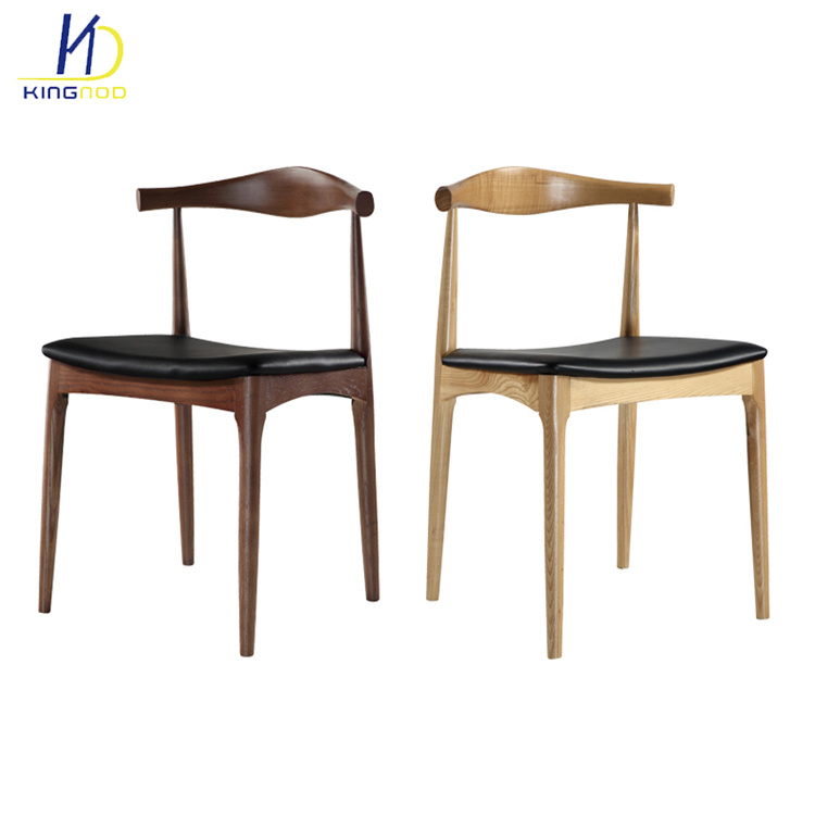 Hot Transfer Metal Frame Wooden Look Chair for Restaurant