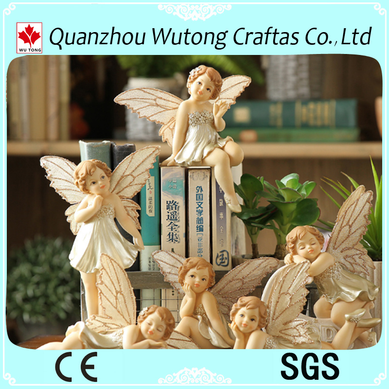 Wholesale Resin Craft Handmade Fairy Figurines for Home Decoration