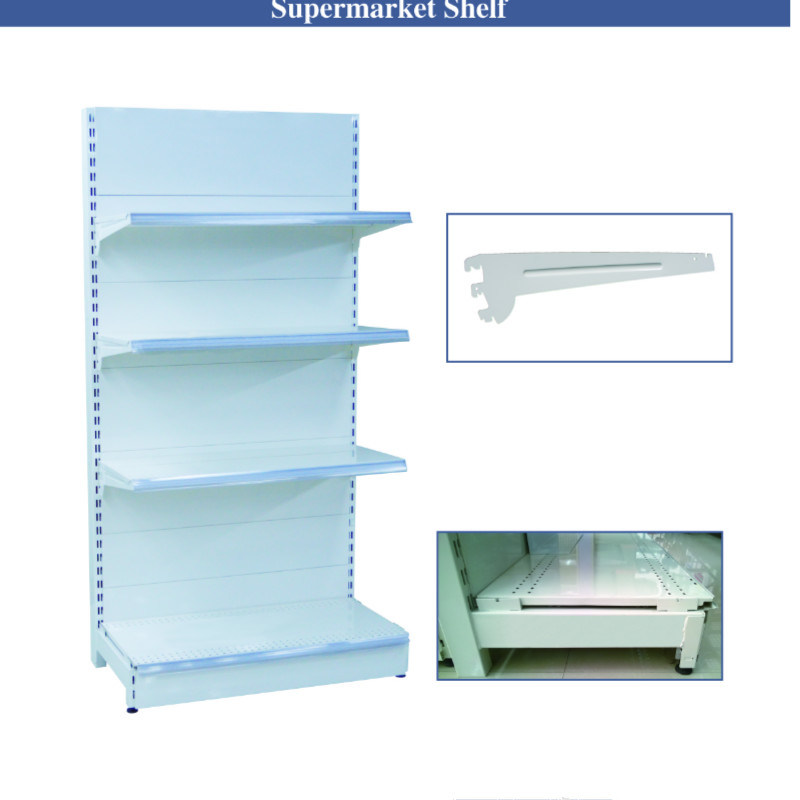 Standard Single Side Metal Wall Display Gondola Shelf