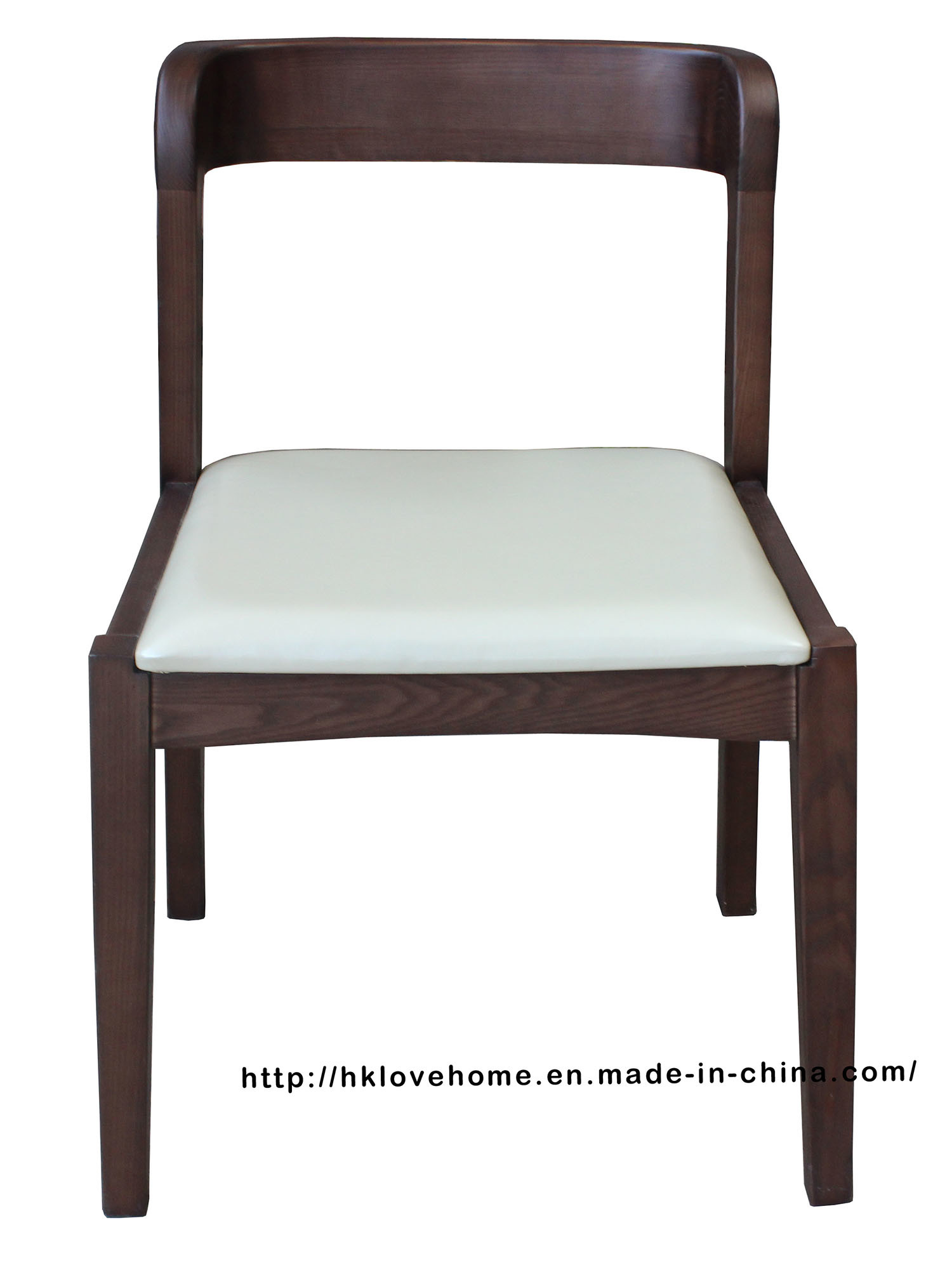 Morden Replica Restaurant Dining Coffee PU Wooden Chairs