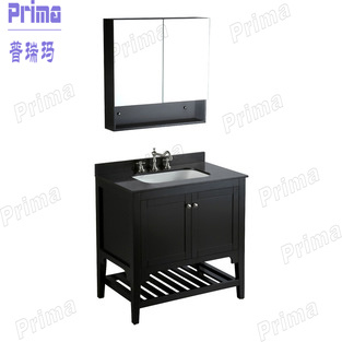 Classic Hotel Bathroom Vanity/ American Wooden Bathroom Cabinet