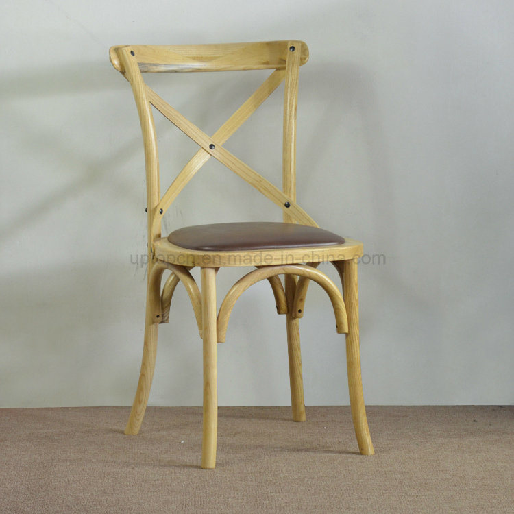 Classical Cafe Dining Cross Back Wood Chair (SP-EC611)