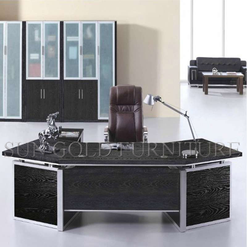 Modern Melamine Faced Chipboard Office Desk CEO Office Table (SZ-ODL324)