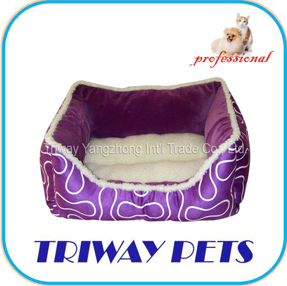 Comfort Fleece Cat Dog Pet Bed (WY101098A/C)