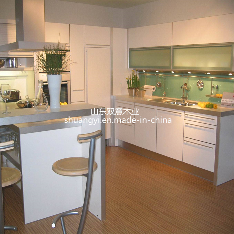 Melamine MDF Fiber Kitchen Cabinet