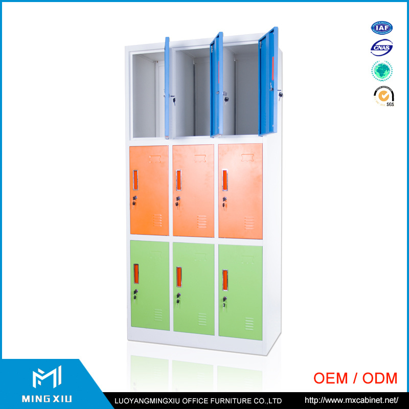 Luoyang Mingxiu Gym Metal Clothing Storage Wardrobe Cabinet School Steel Locker