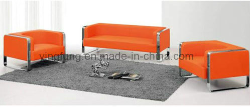 Modern Style Waiting Room PU Leather Office Sofa (SF-6027)