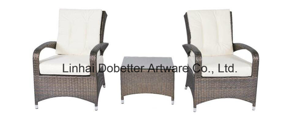 3PCS Deluxe Rattan Sofa Set