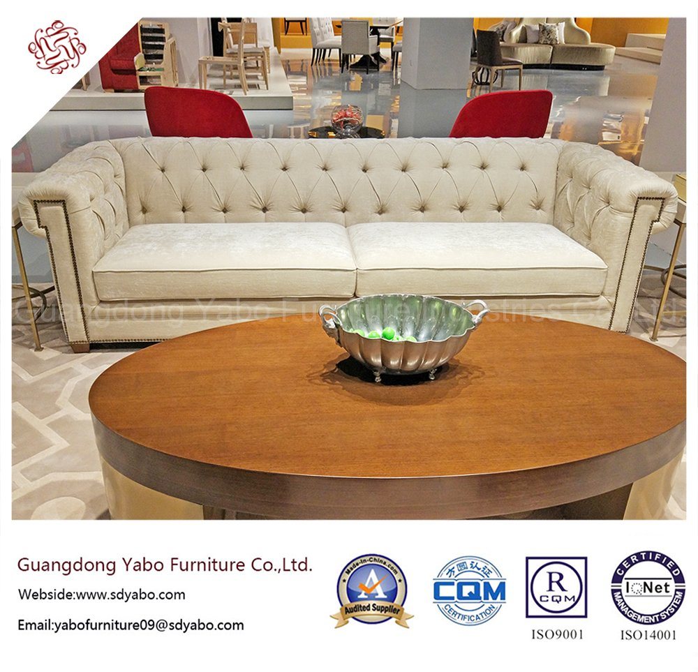 Delicate Hotel Furniture with Living Room Fabric Sofa (YB-D-10)